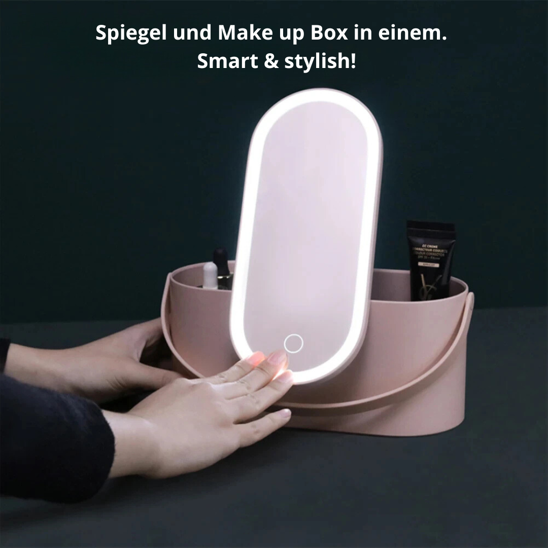 Make-up Box mit LED-Spiegel