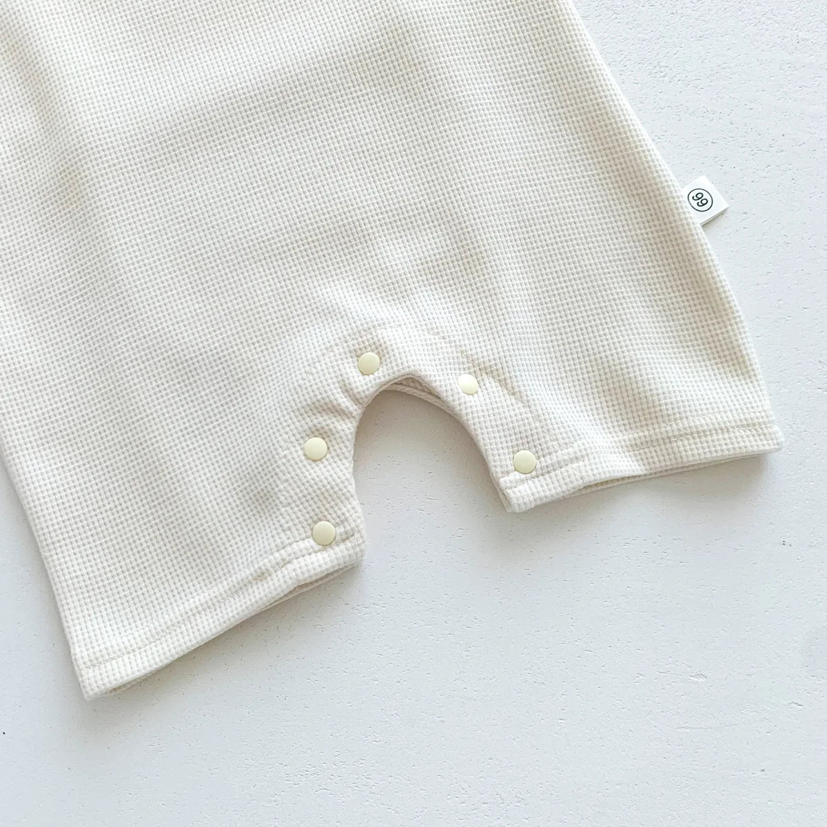 Little Bear Waffle Romper Set
